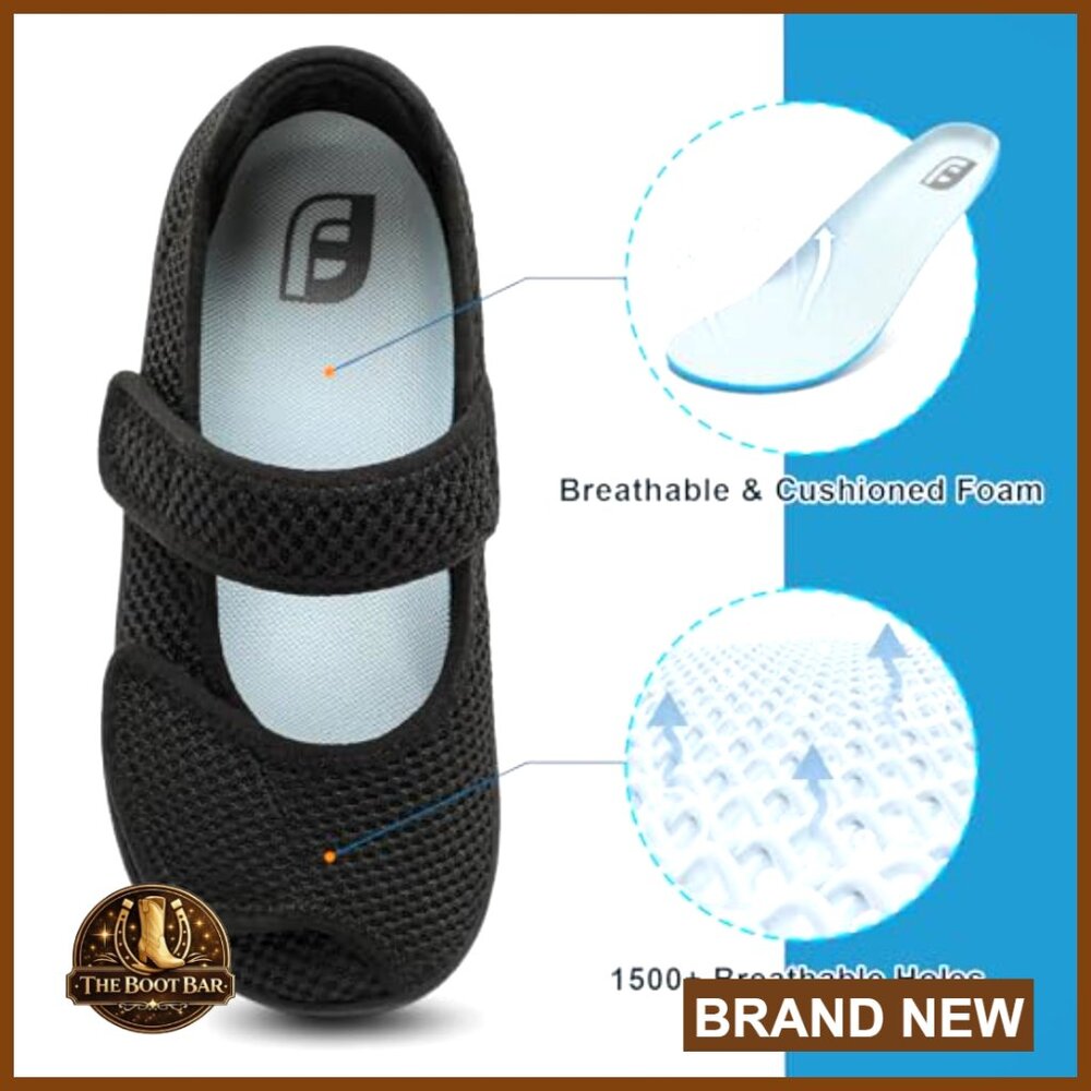 Wide Width Adjustable Strap Barefoot Walking Shoe… - image 5